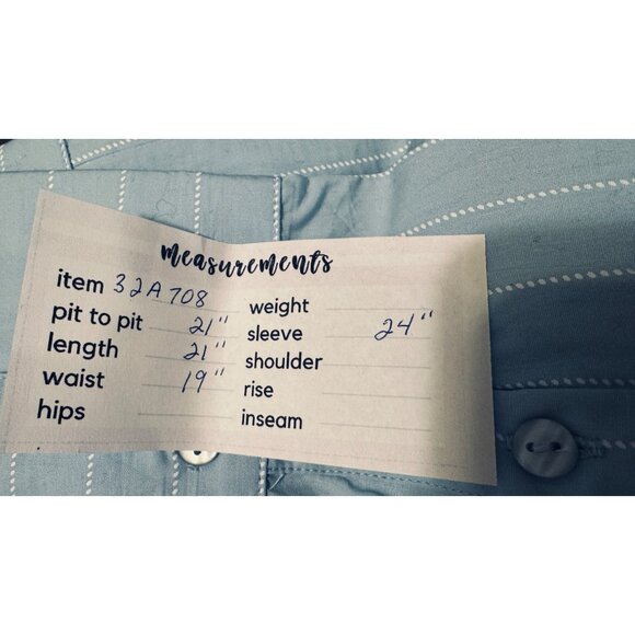 NWT PrettyLittleThing Size 10 Poplin Blue Pinstripe Pocket Detail Cropped Shirt - Picture 6 of 13